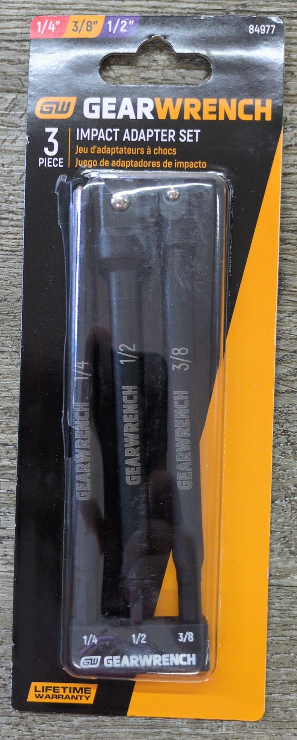 3PC 6 IMPACT ADAPTOR SET