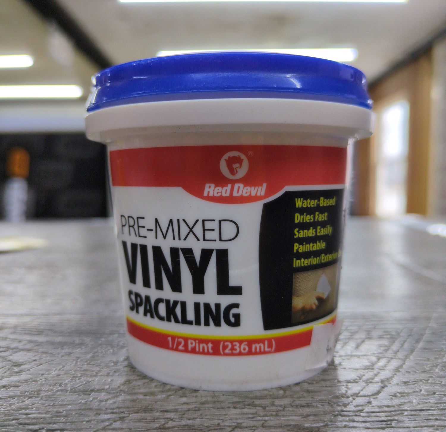 Pre-Mixed Vinyl Spackling 1/2 Pint