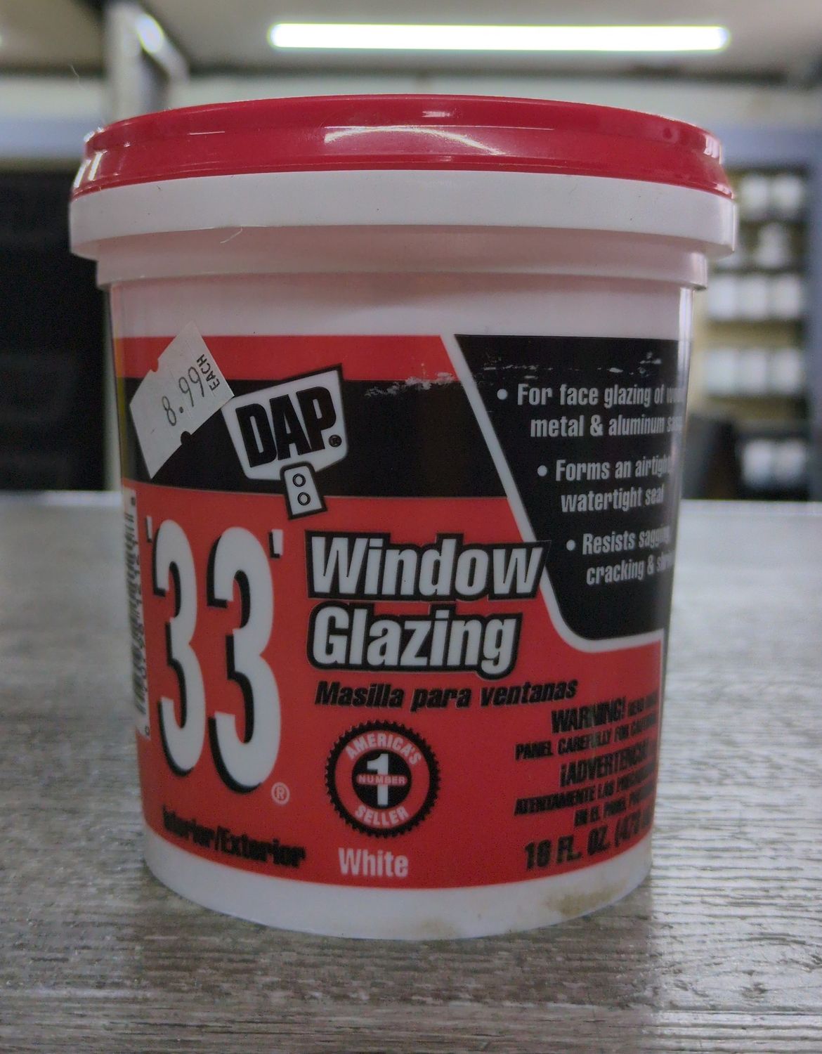 Window Glazing 18 OZ