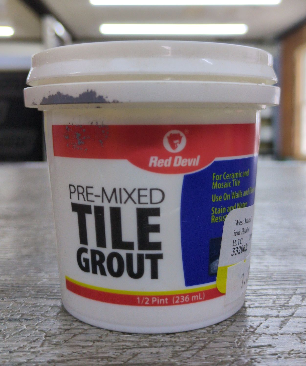 Tile Grout 1/2 PINT