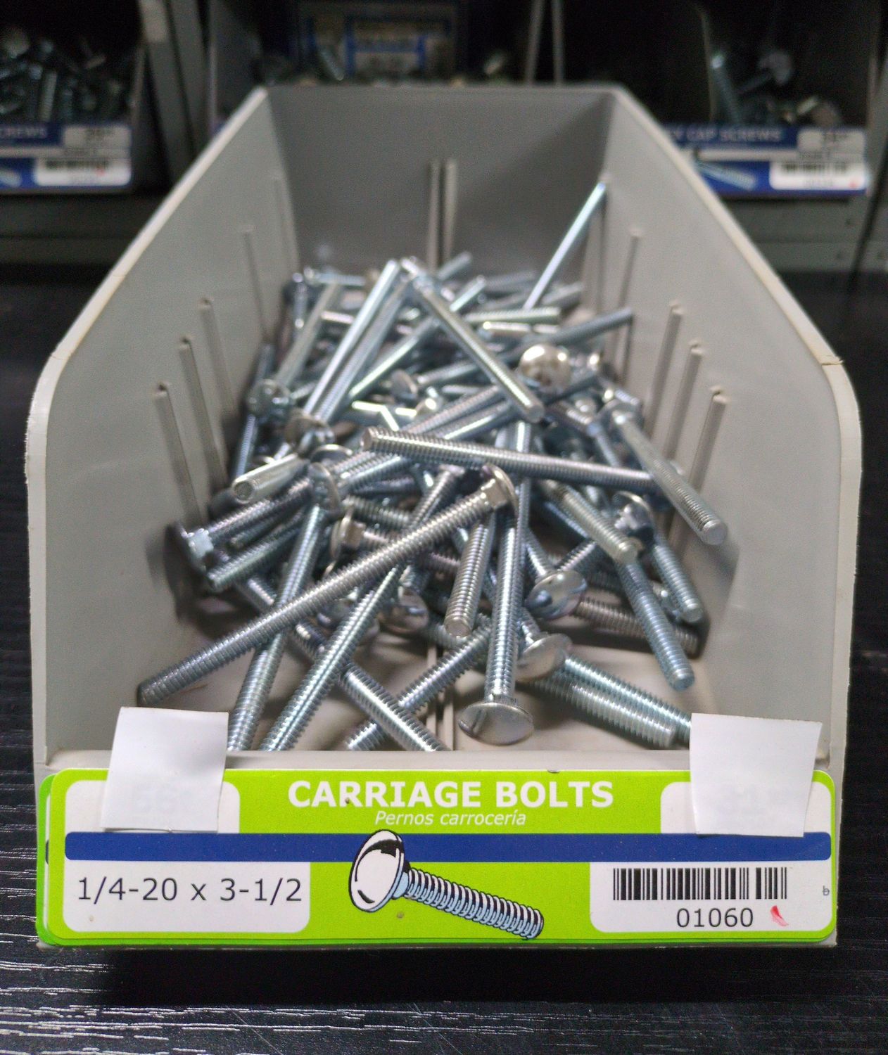 1/4-20 x 3-1/2 Carriage Bolts
