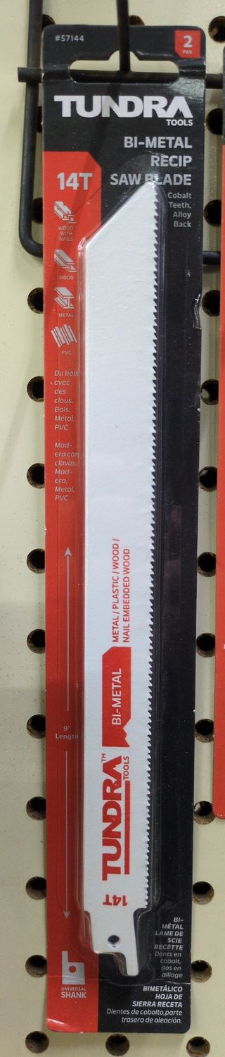 57144 14T X 9" BI-MET RECIP 2PK