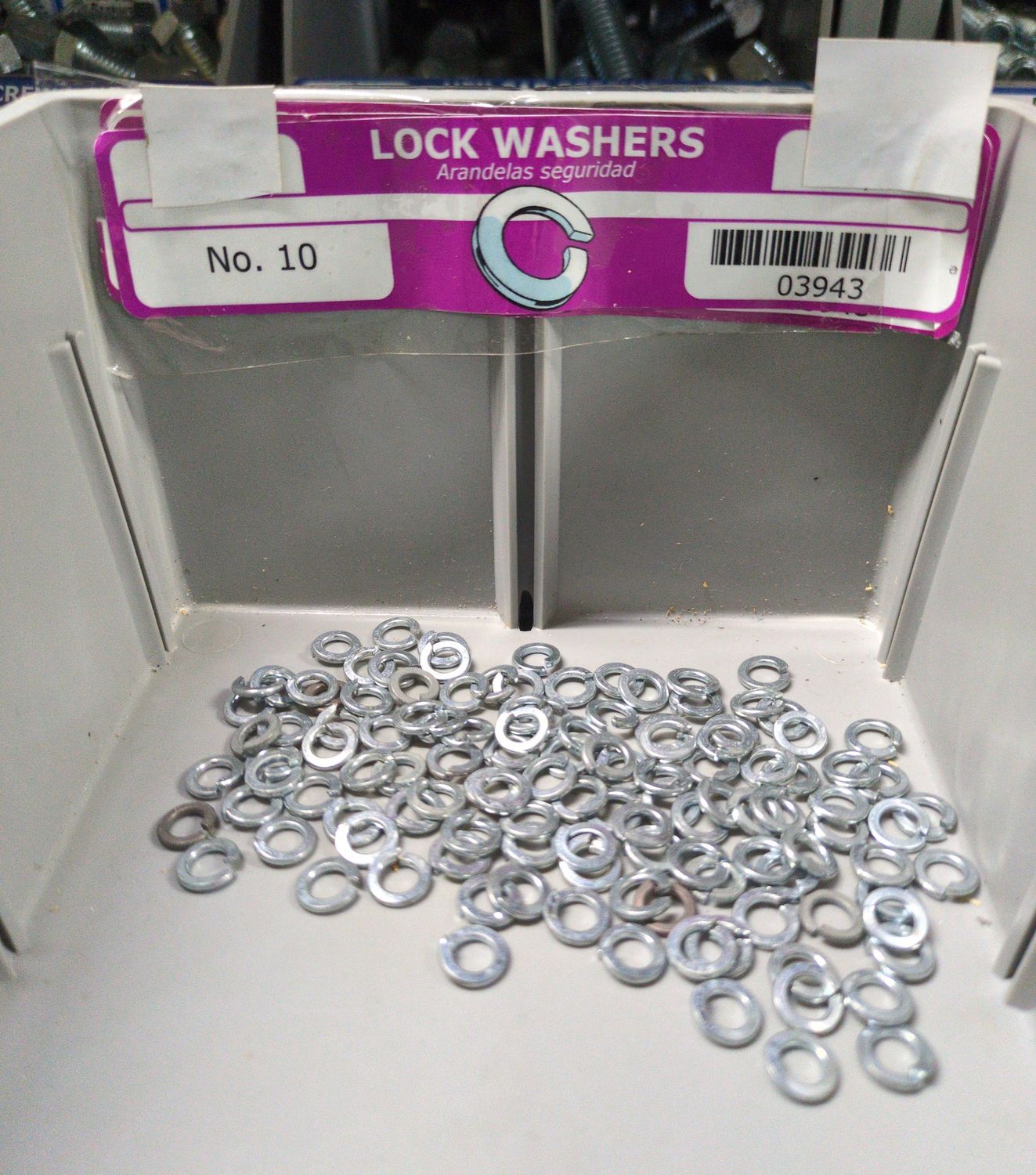 No. 10 Split Lock Washer