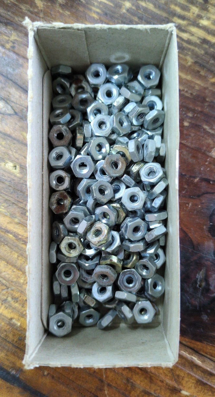 6-32 Hex Nut Flat Head
