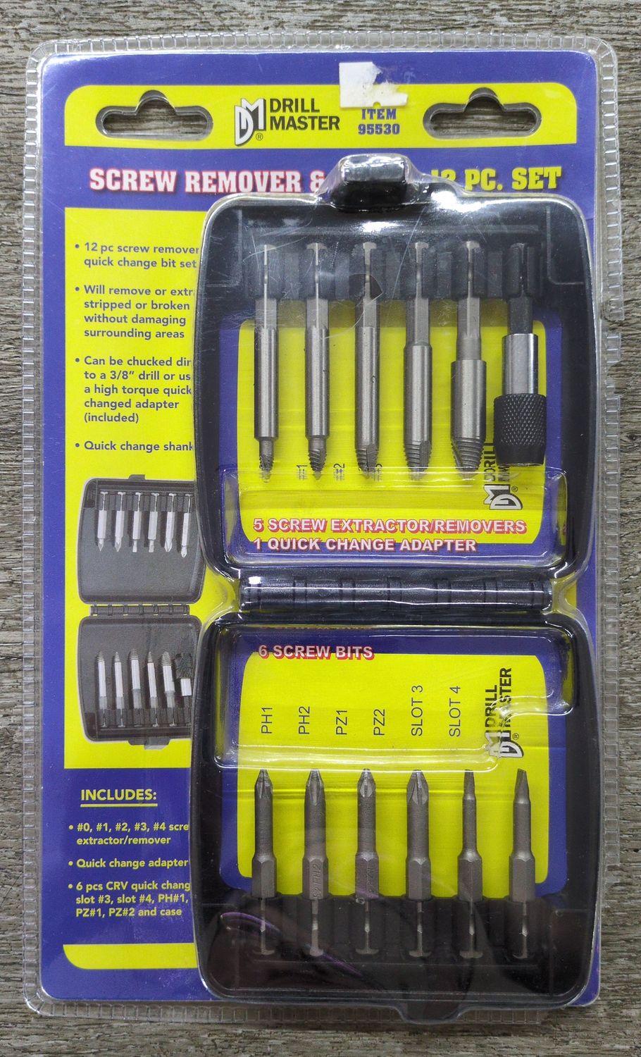 Drill Master 12pc Set