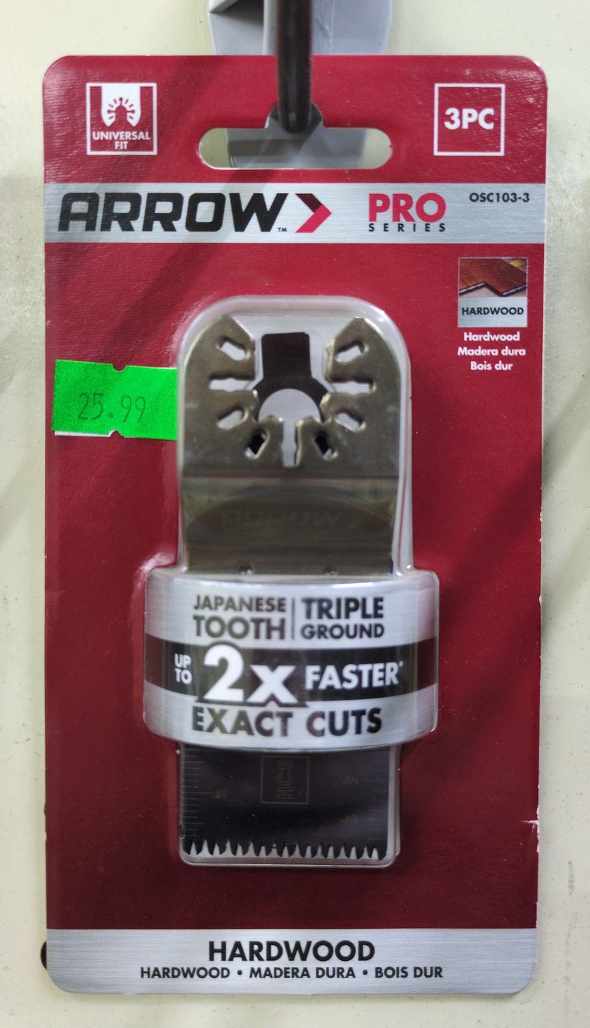 OSC103-3 3P 1-5/16"FAST CUT CRV BLD