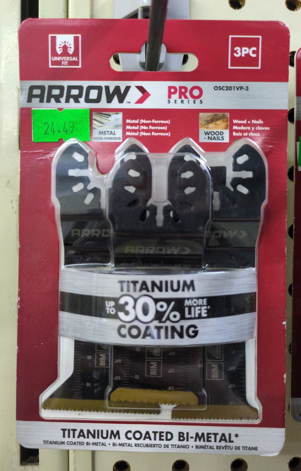 OSC201VP-3 TITANIUM METAL/WOOD VAR.