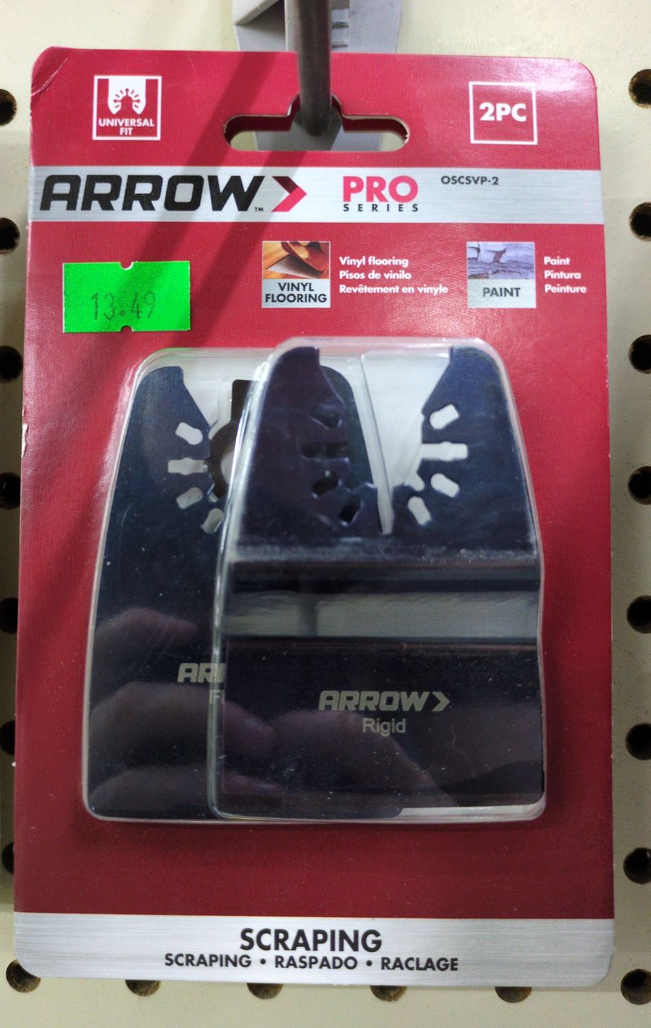 OSCSVP-2 SCRAPER VARIETY PK 2PC