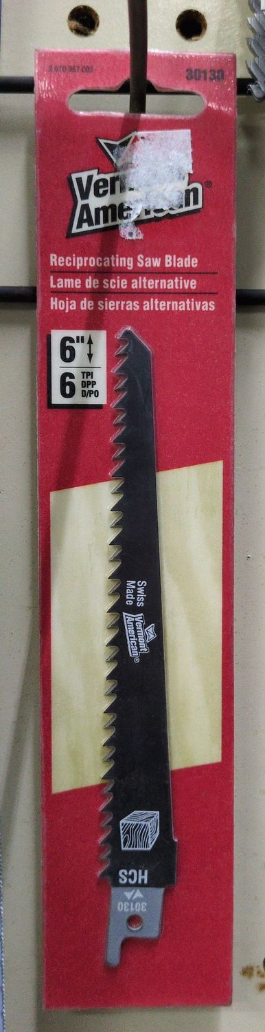 6" Reciprocating Saw Blade