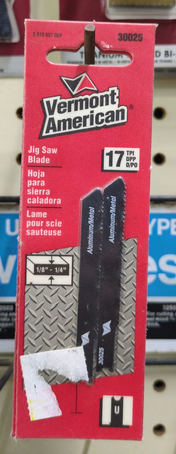 17TPI 2PK Jig Saw Blade