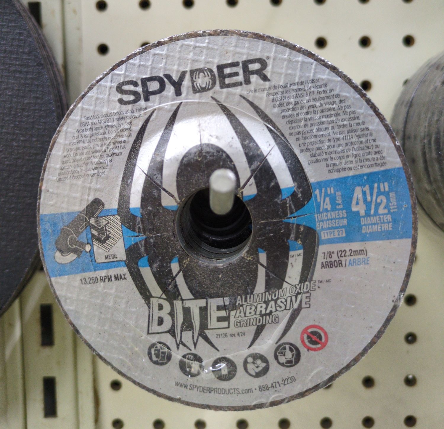 4pk Spyder 4 1/2 Grinding Wheel