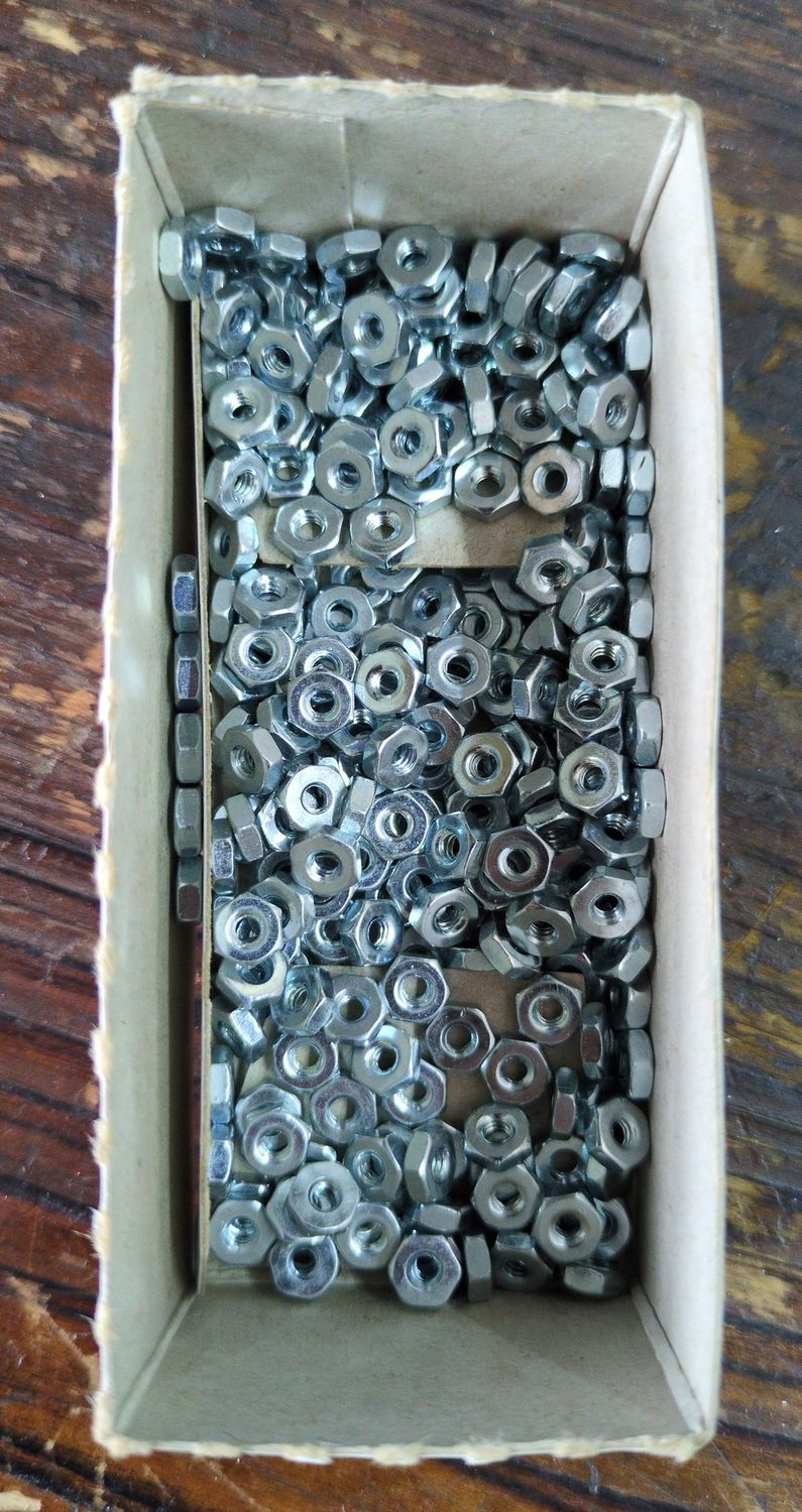 4-40 Hex Nut Flat Head