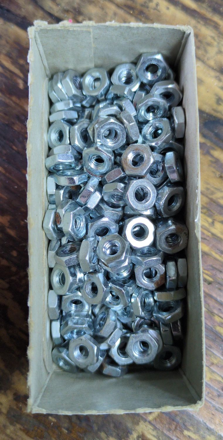 10-32 Hex Nut Flat Head