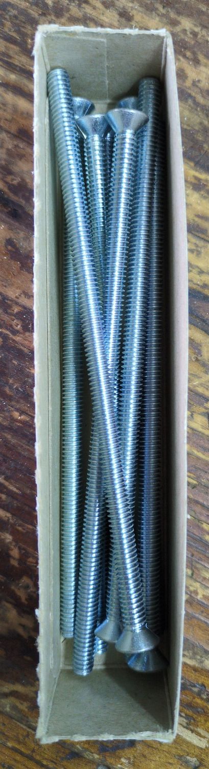 1/4-20 x 6 Machine Screw Flat Head