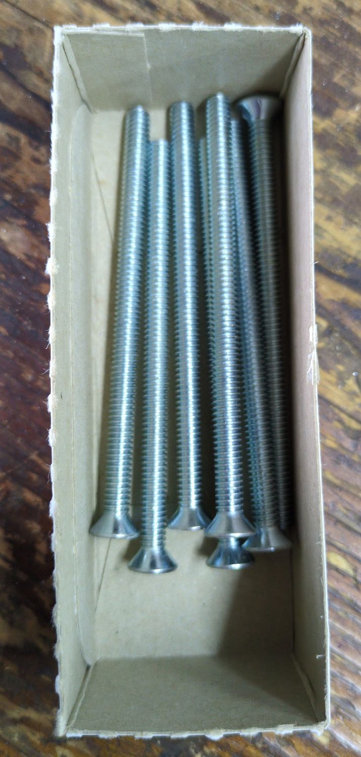 1/4-20 x 4 Machine Screw Flat Head