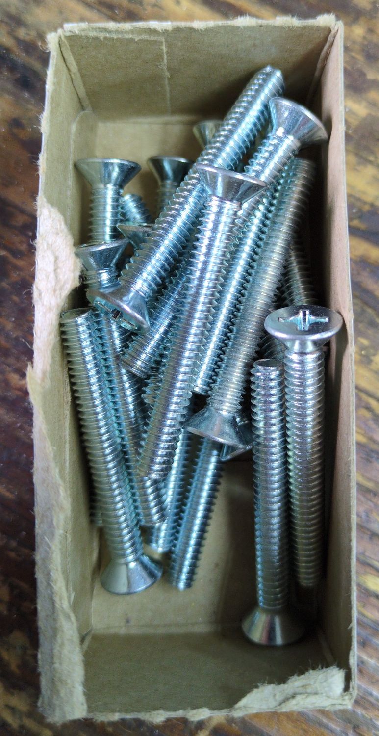 1/4-20 x 2 Machine Screw Flat Head
