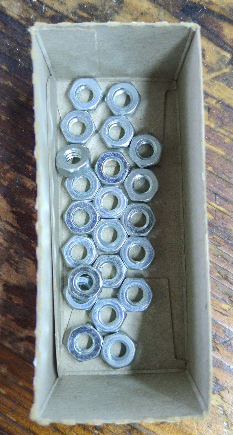 1/4-20 Hex Nut Pan Head