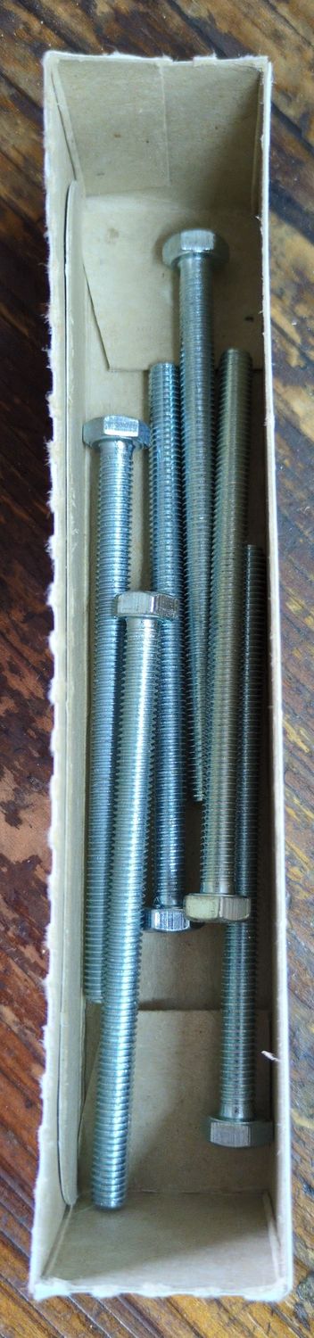 6mm-1.00 x 90mm Tap Bolt