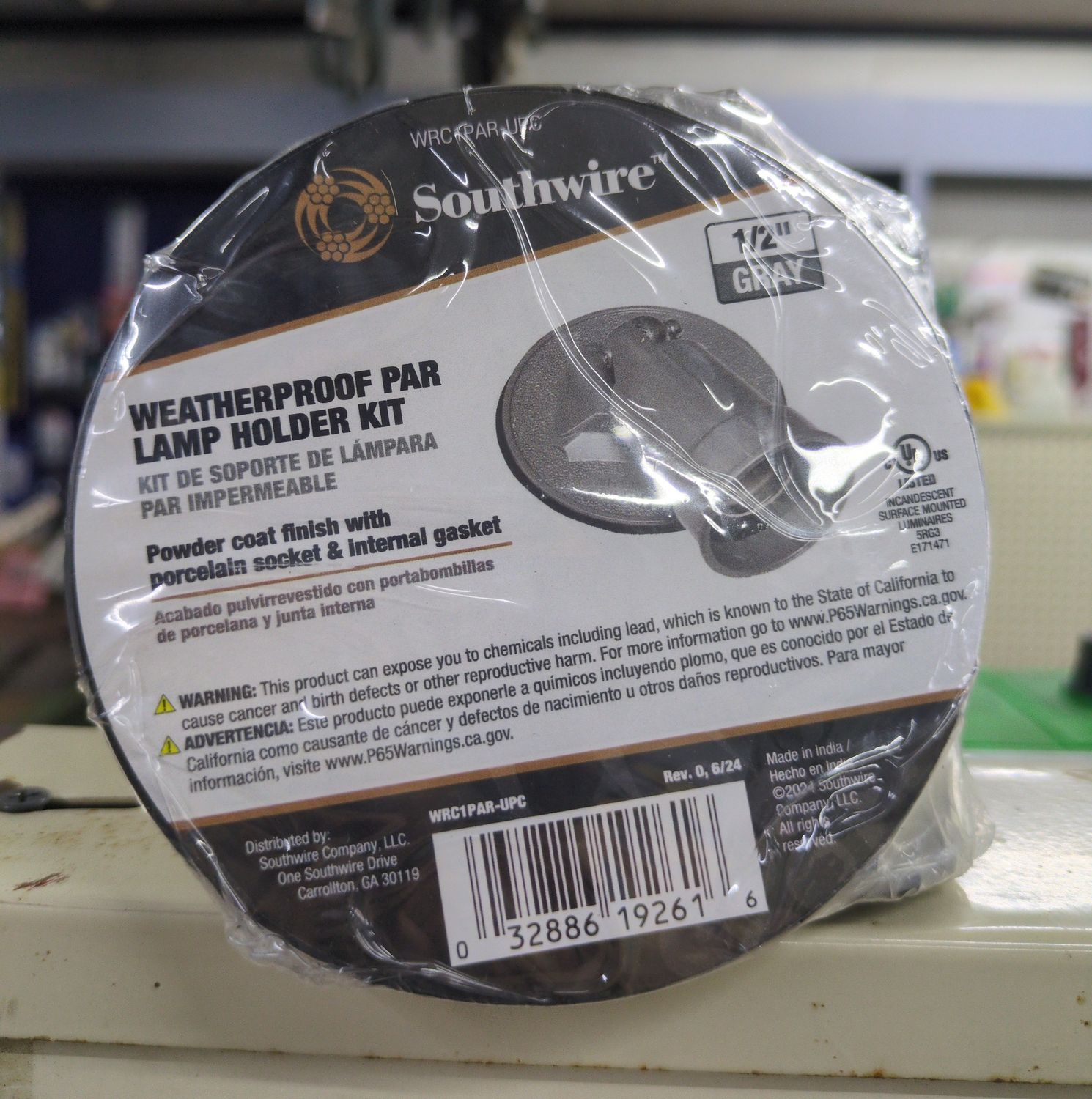 WRC1PAR PAR38 RND GRY WP LAMP