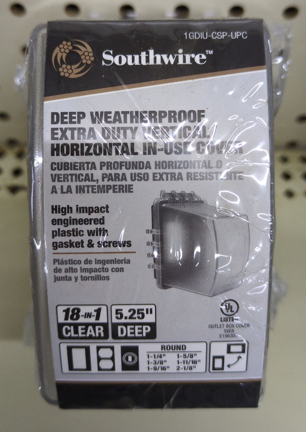 1GDIU-CSP-UPC 1G WIU XD DEEP COVER