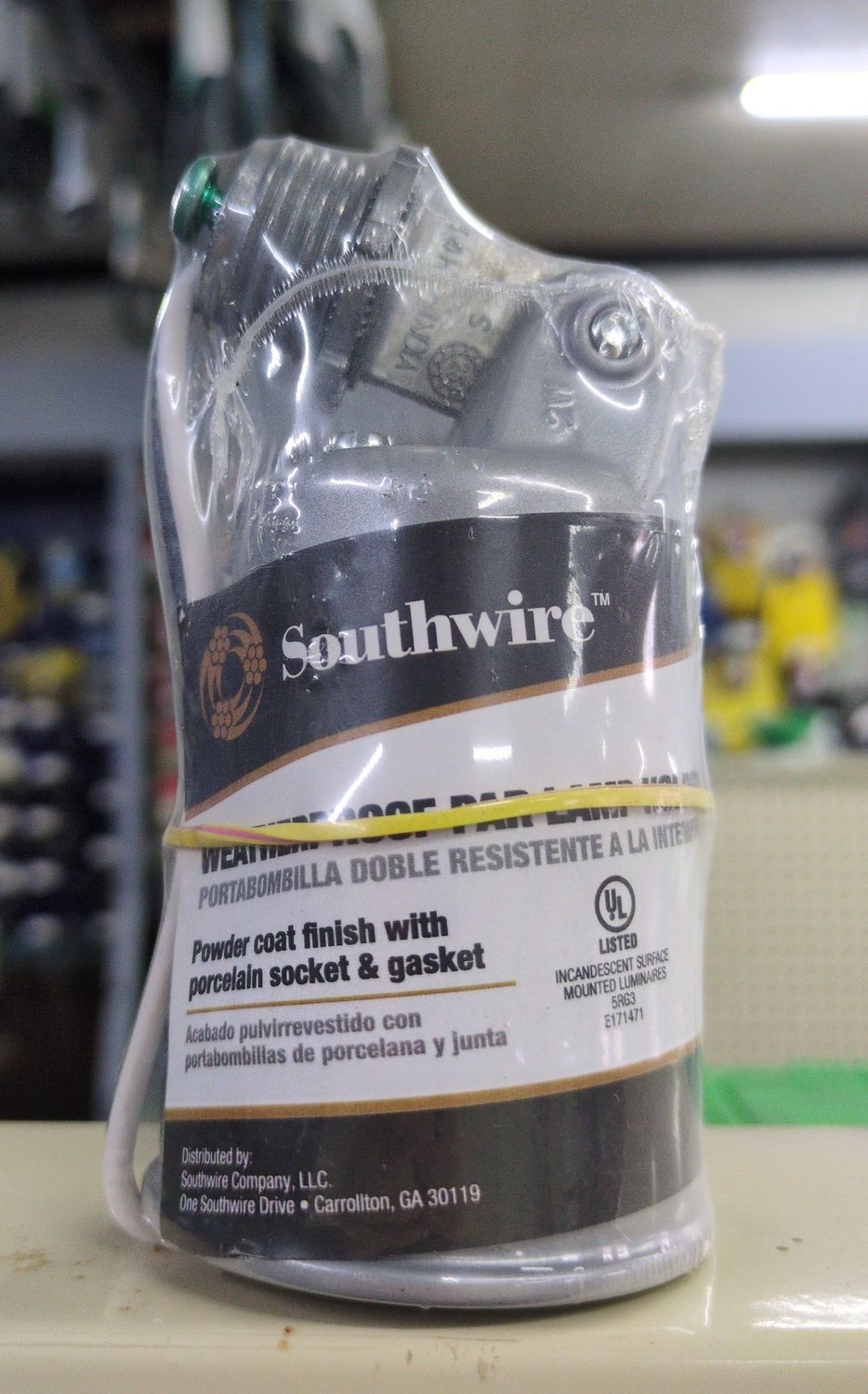 WPAR50 WP LAMP HOLDER GRY