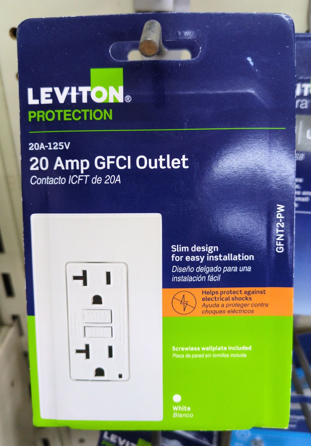 GFNT2-C12-0PW/C32 20A GFCI WH