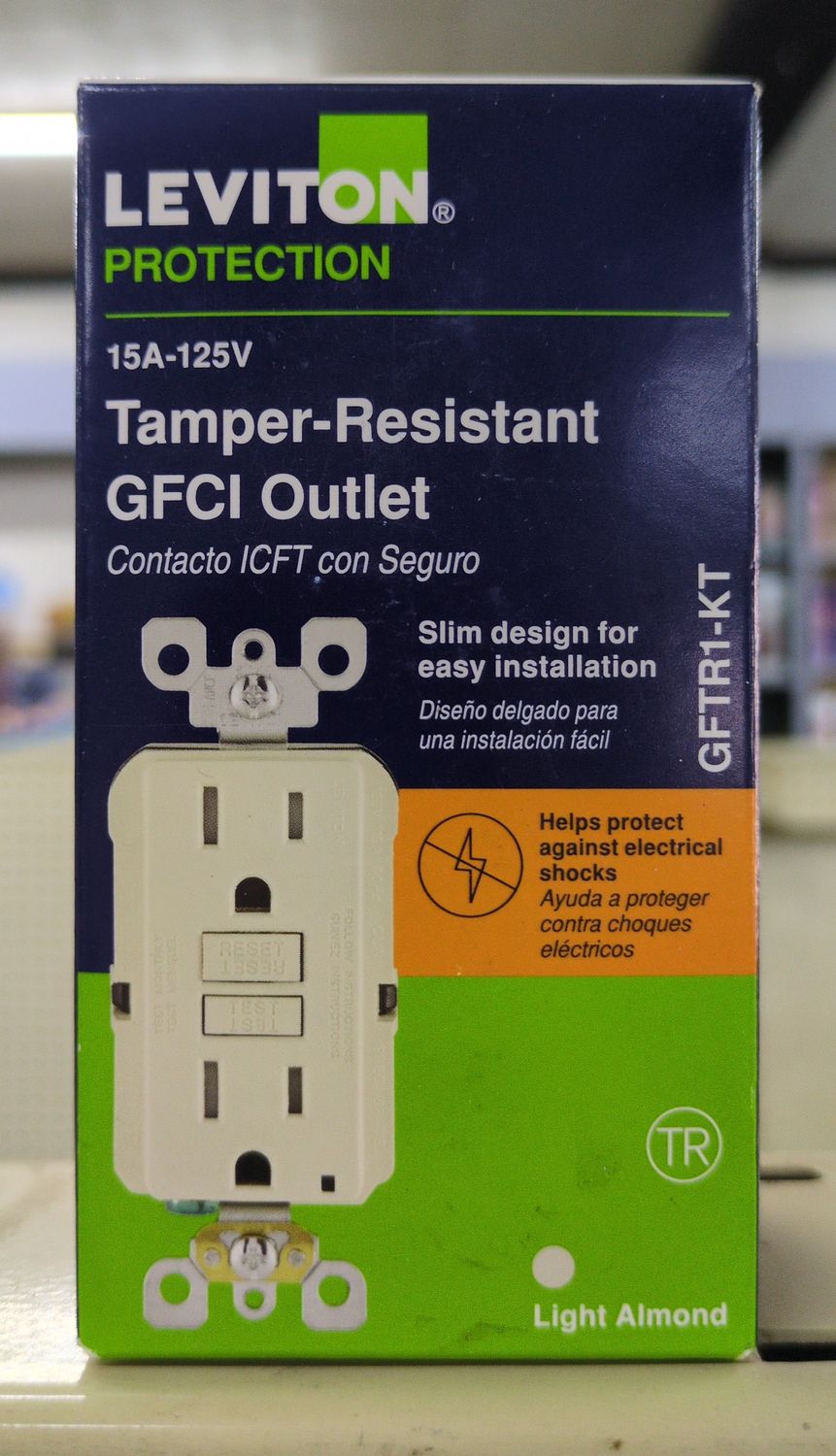 GFTR1-R16-0KT/R96 TEST TAMPER GFCI