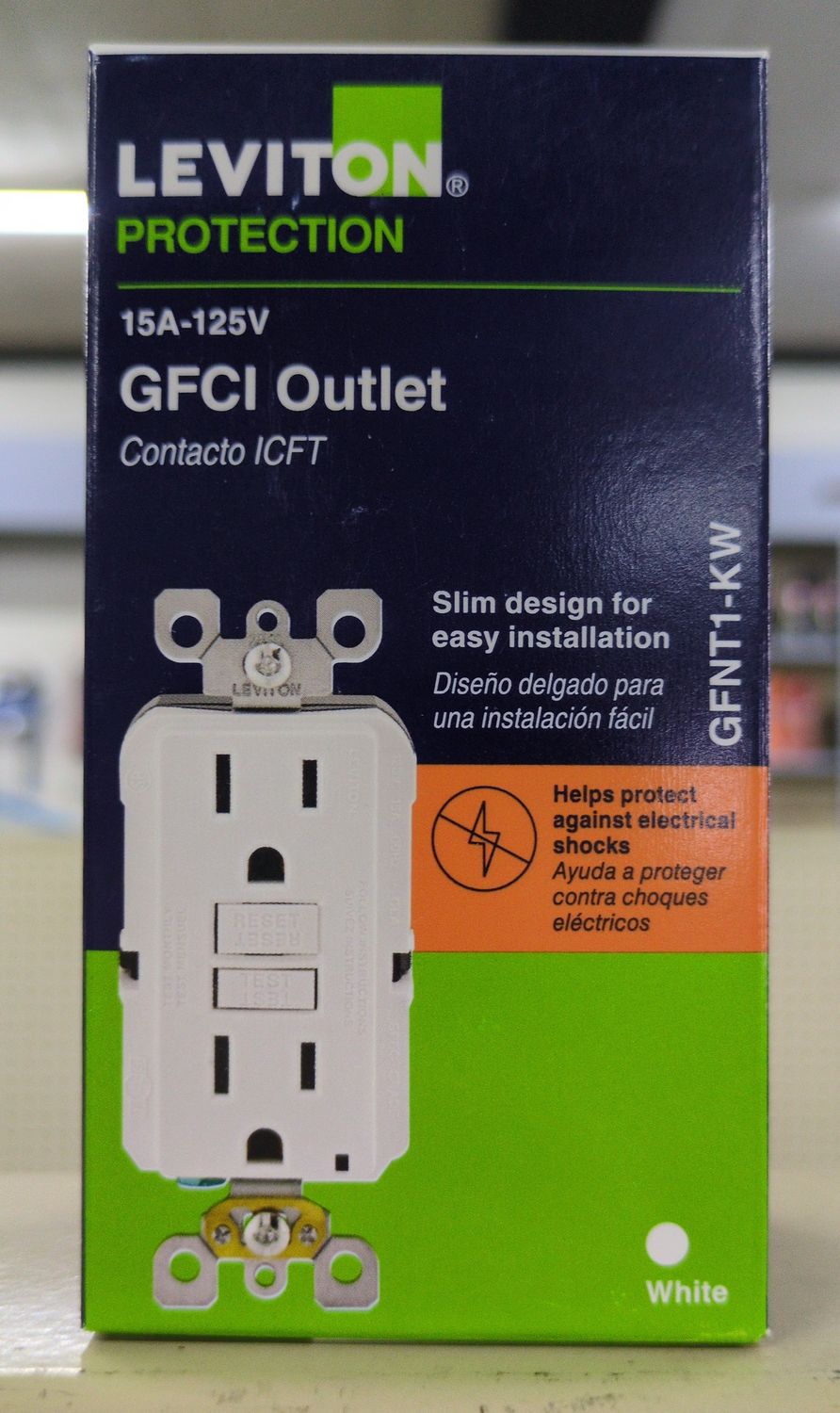 R12/R02-GFNT1-0KW 15A GFCI WHT