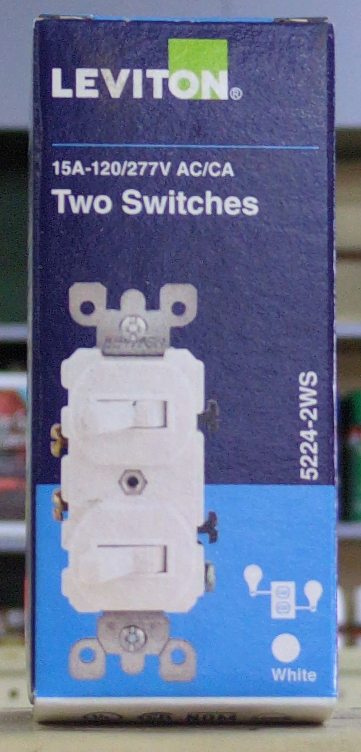 R62-05224-2WS COMB. TWO SWITCHES