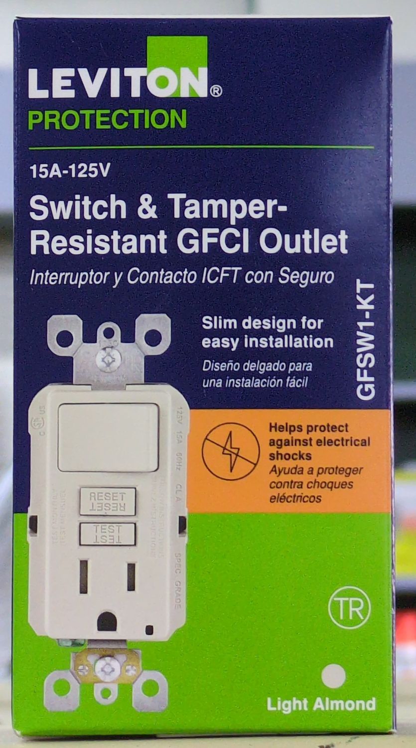 R96-GFSW1-00T SWITCH/TAMPER ST GFCI