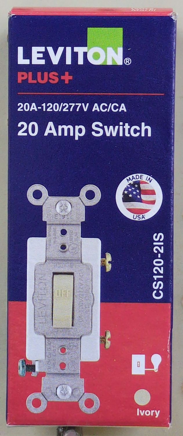 S07-CS120-2IS COMMERCIAL 20A SWITCH