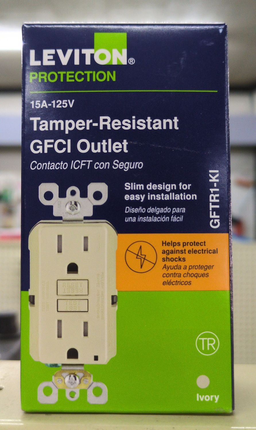 R91-GFTR1-0KI SELF TEST TAMPER GFCI