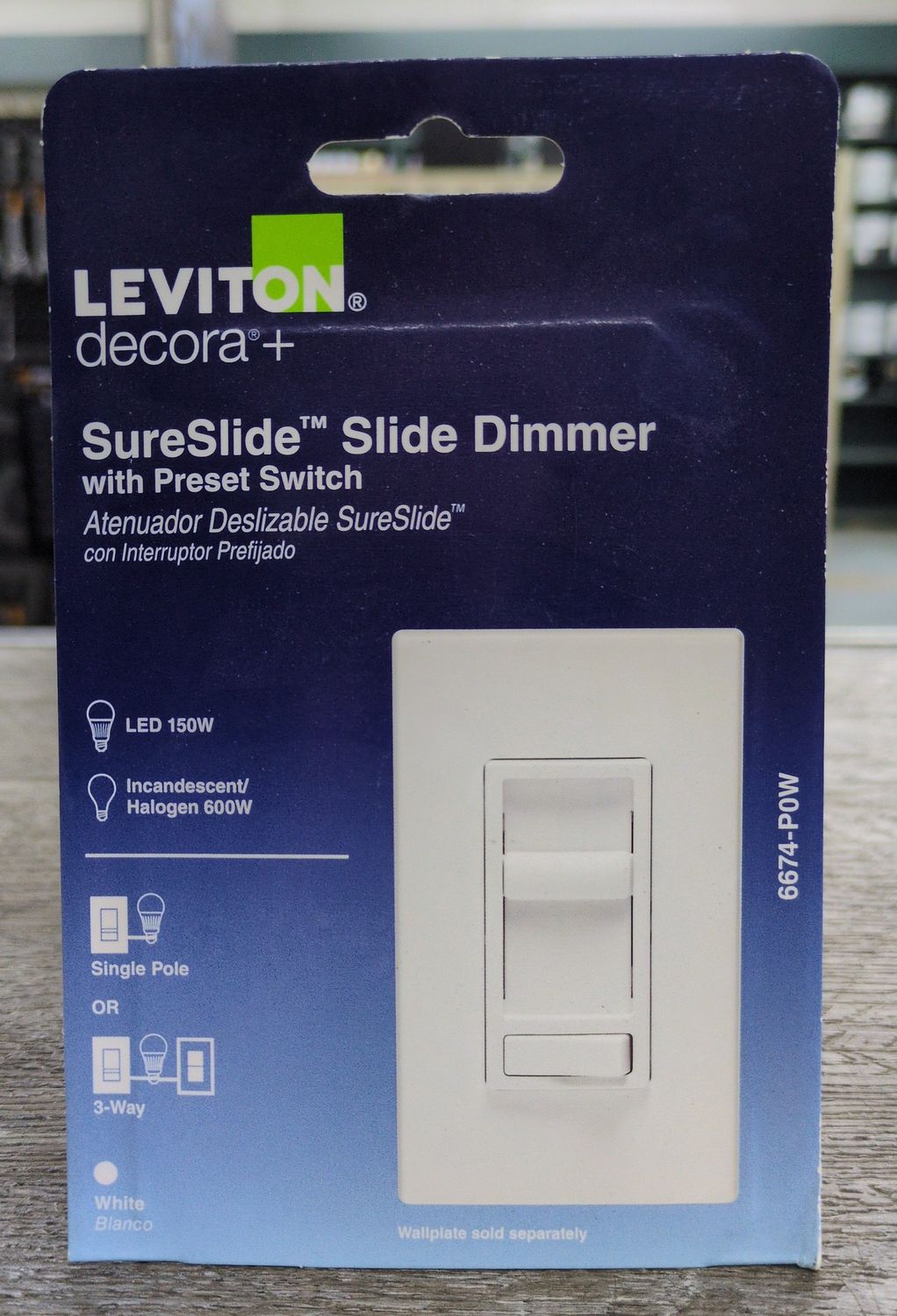 R62-06674-P0W LED DIMMER WH