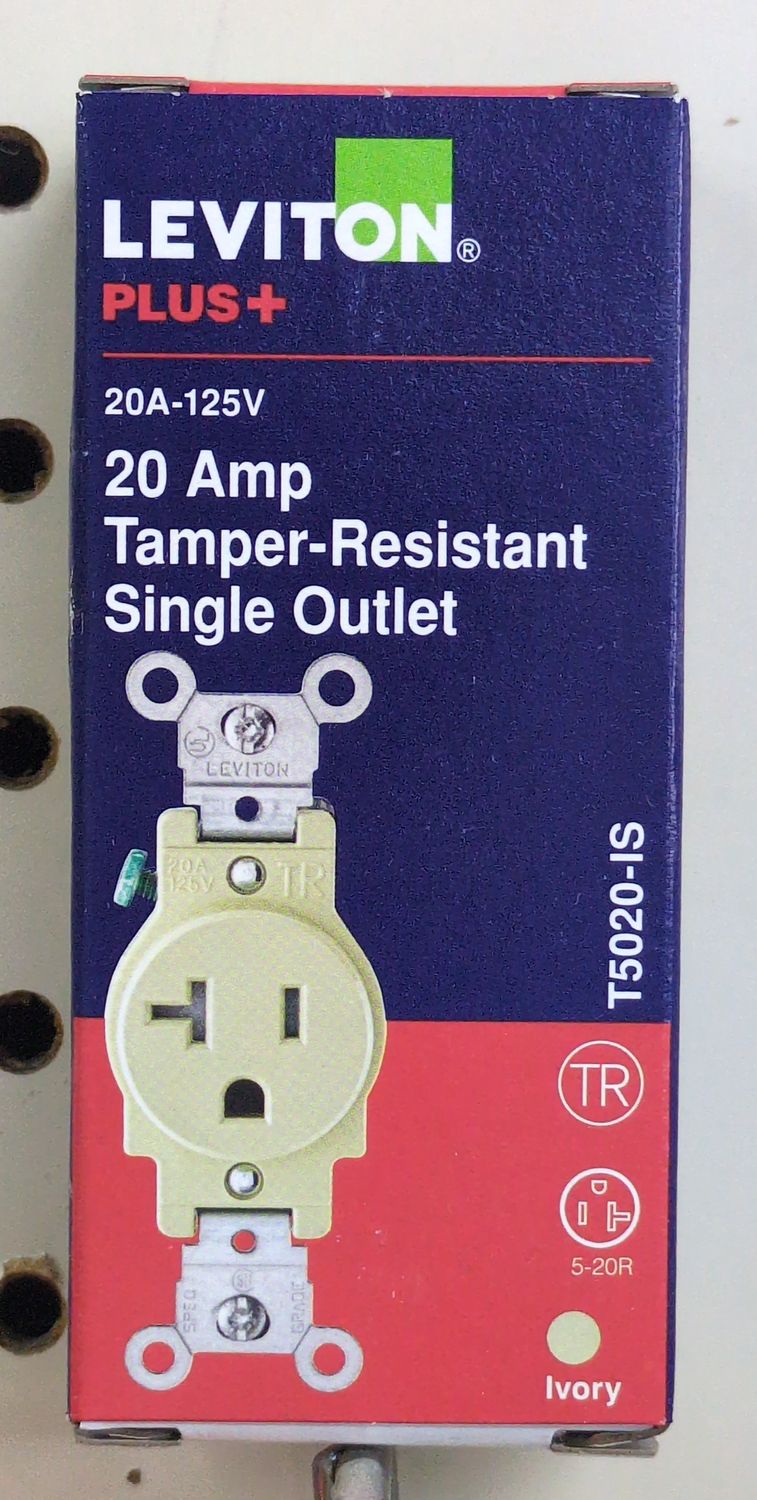 R51-T5020-0IS 20A-125V SNGL OUTLET