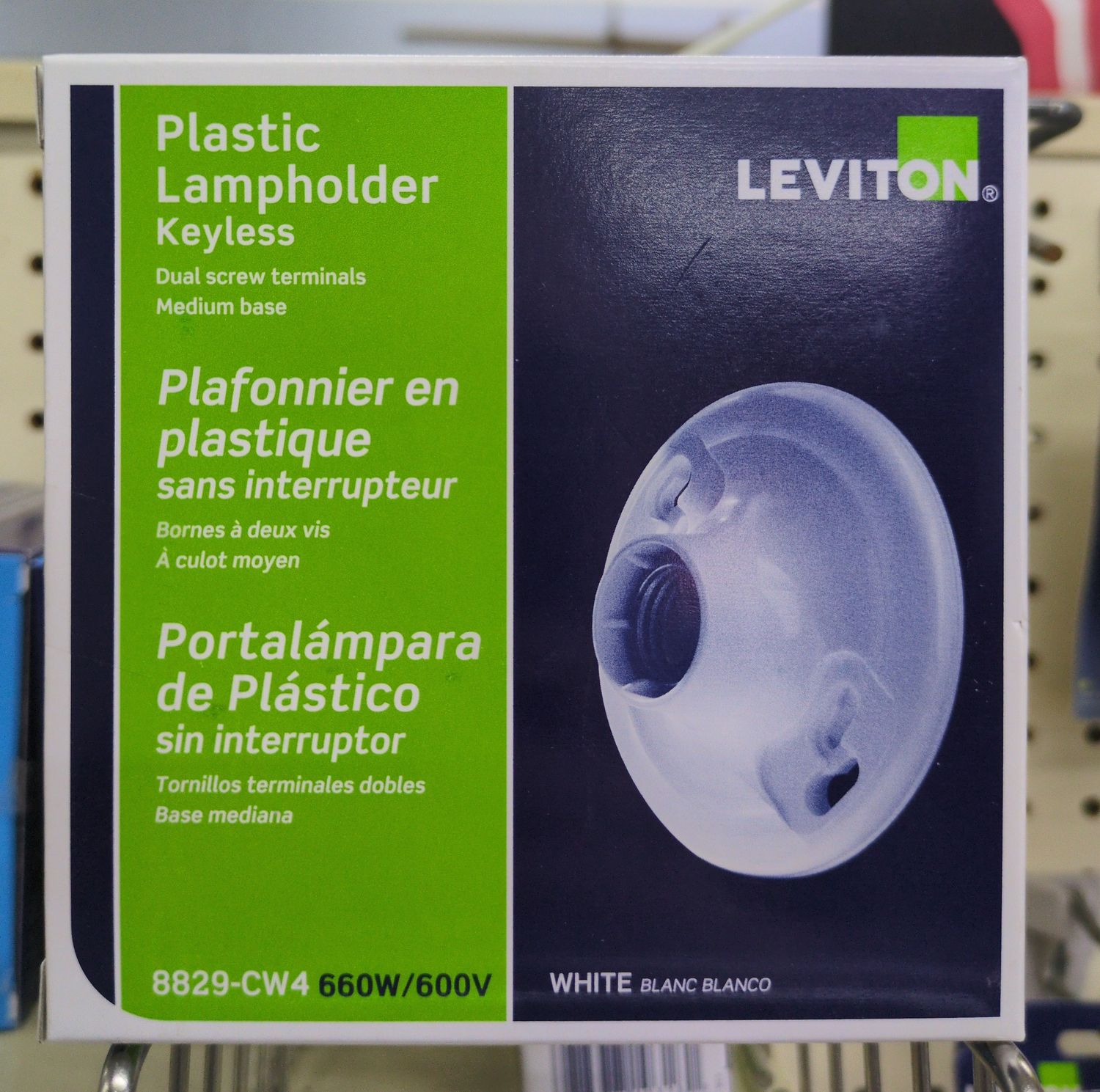 103-08829-CW4 KEYLESS LAMPHOLDER