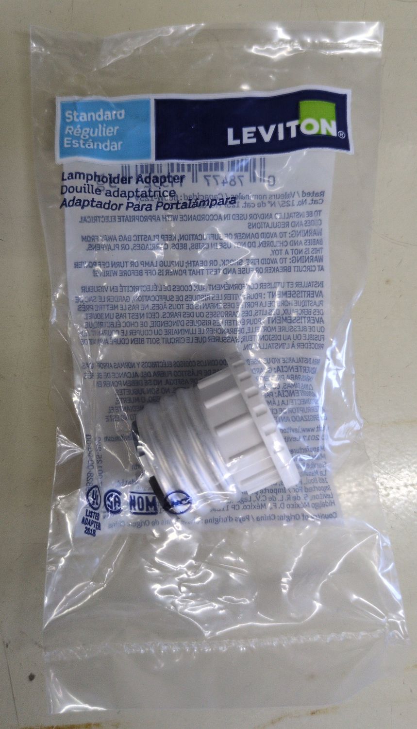 002-00125-000 LAMPHOLDER TO RECEPT