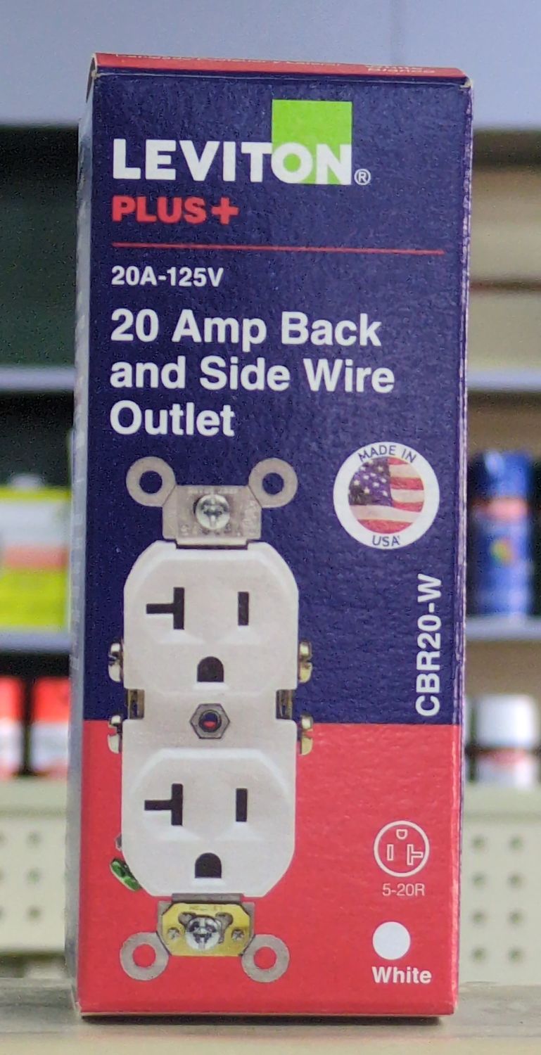 R62-CBR20-00W GROUNDING OUTLET