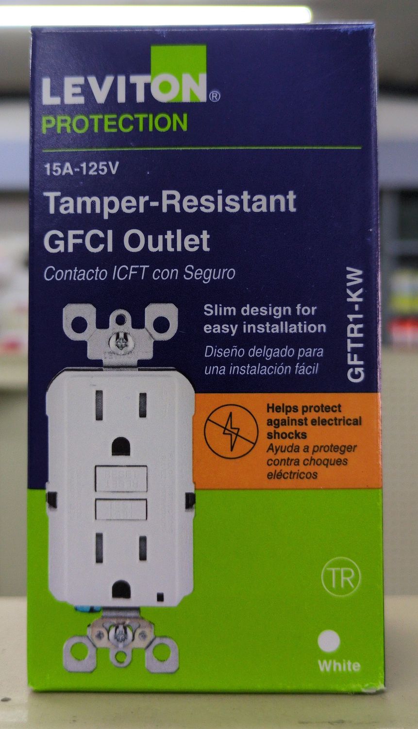 GFTR1-RN2-0KW/R92 TEST TAMPER GFCI