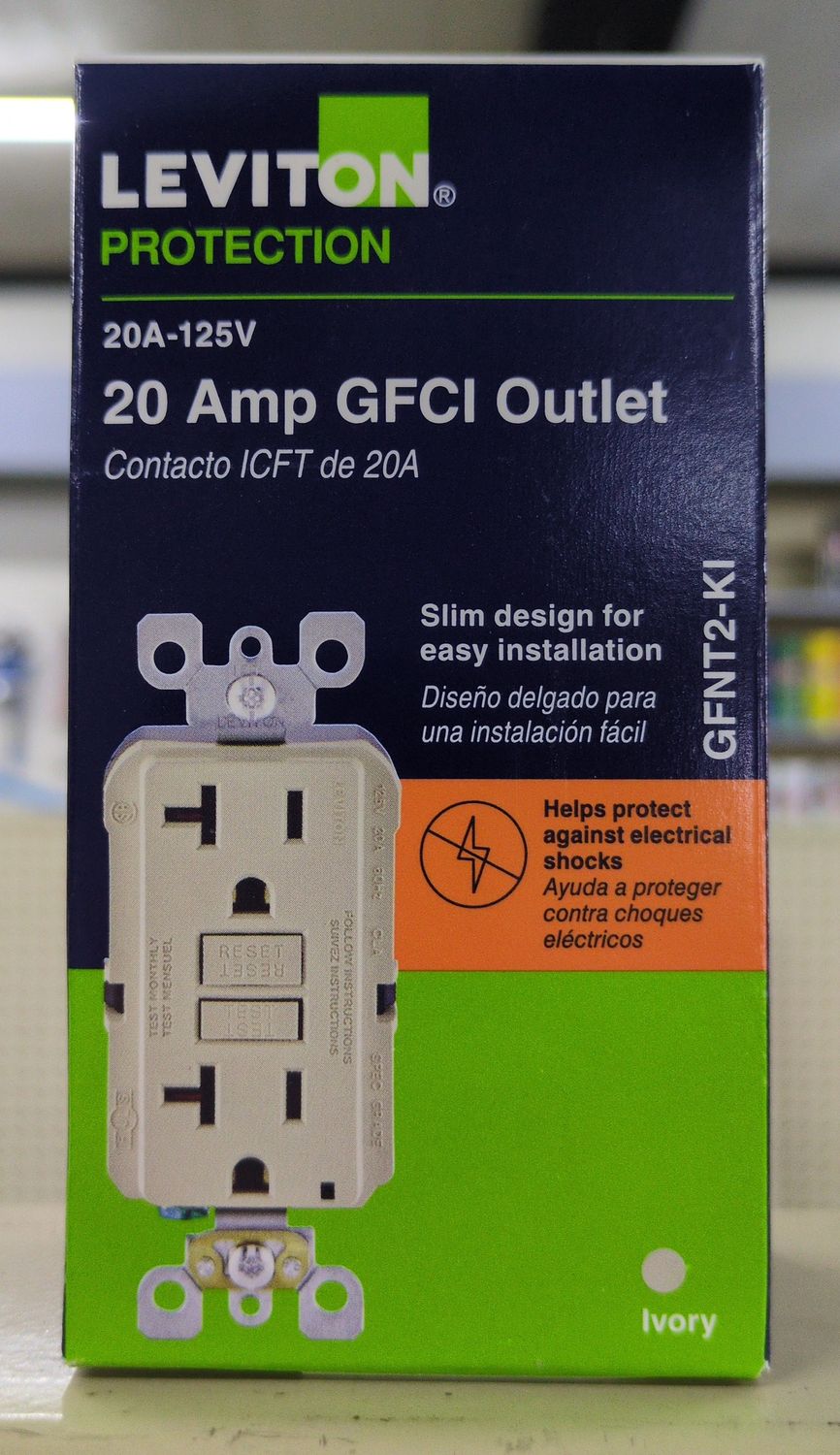 GFNT2-R21-0KI/R91 20A GFCI IV