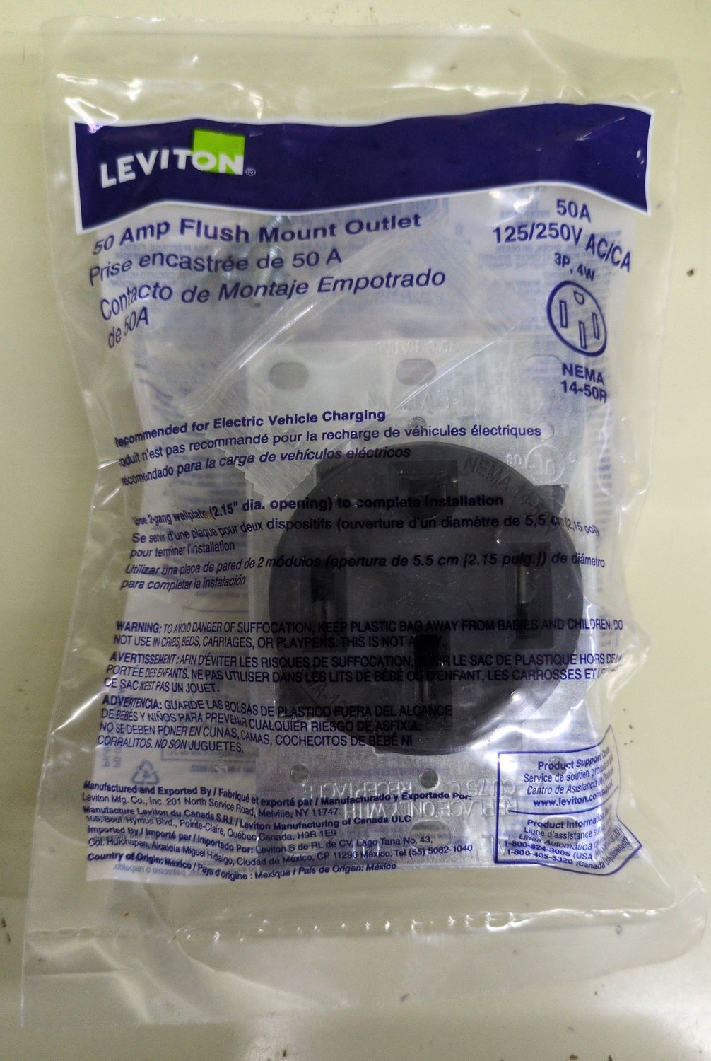 R10-00279-S00 FLUSH MOUNT OUTLET