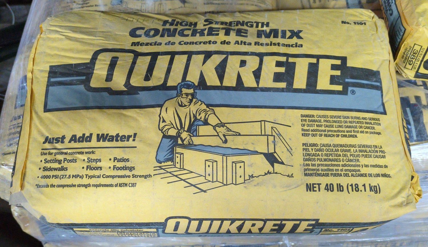 High Strength Quikcrete 40#