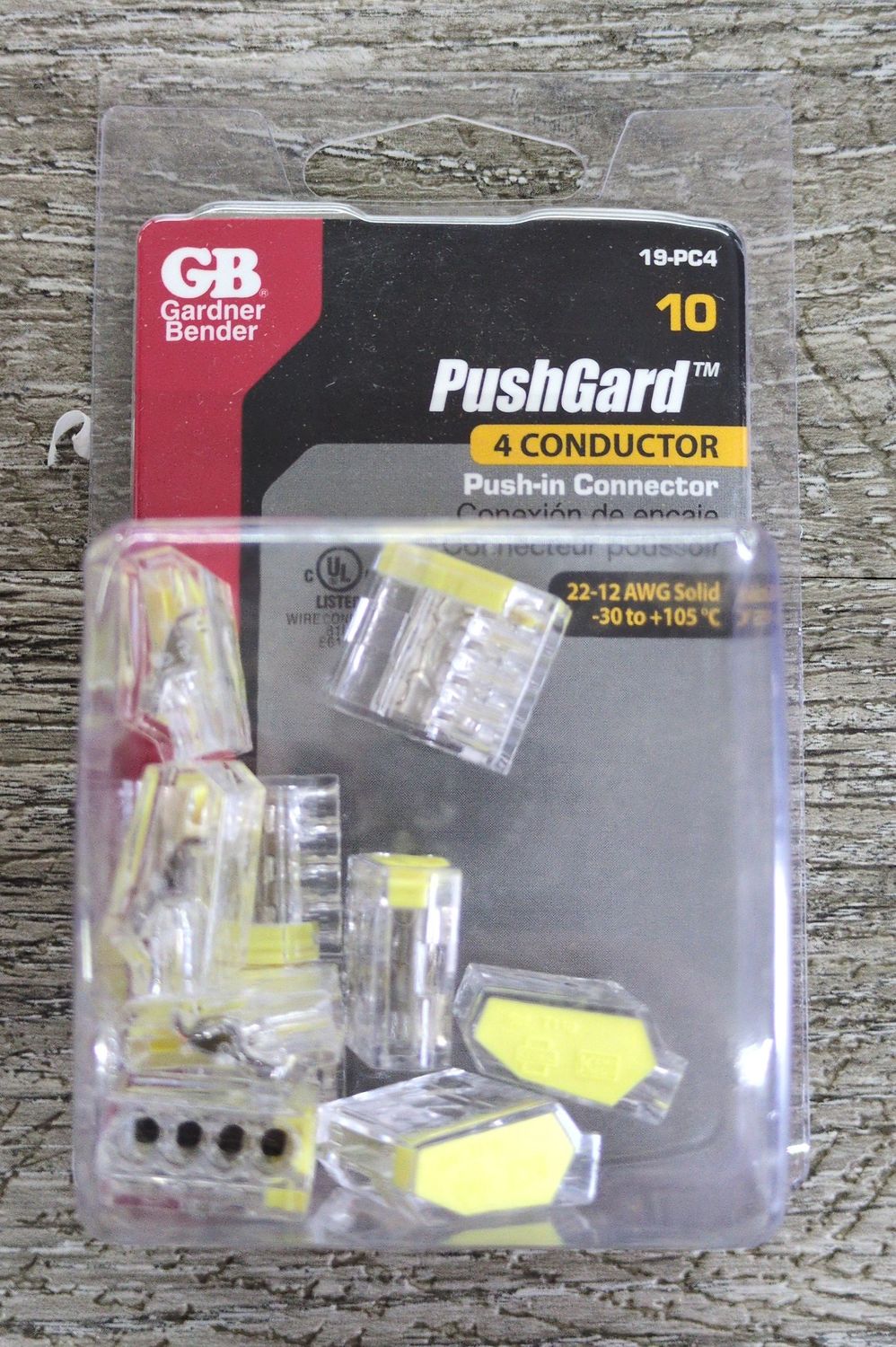 19-PC4 PUSHIN CONNECT 10PK