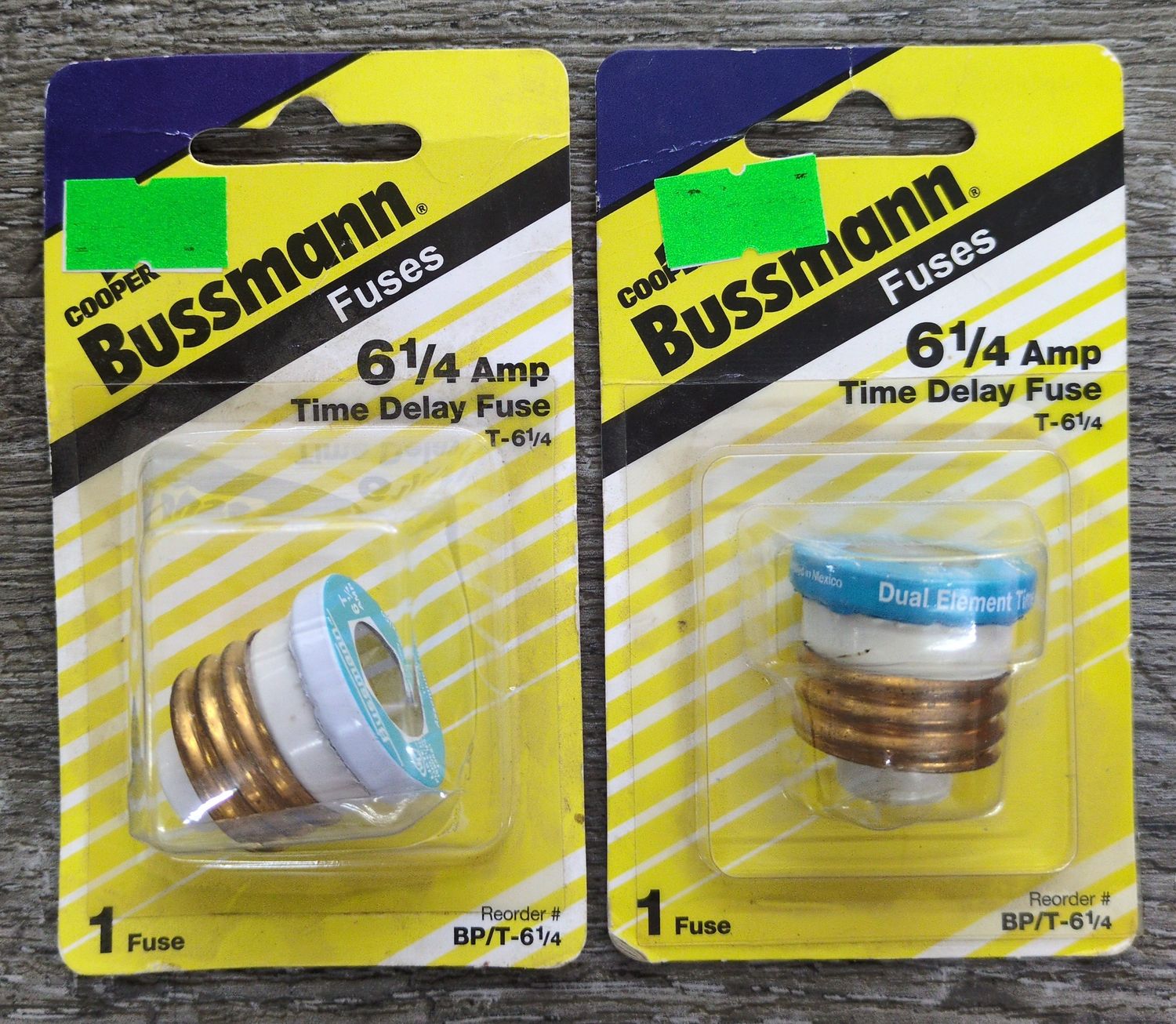 6-1/4a Type T Plug Fuse
