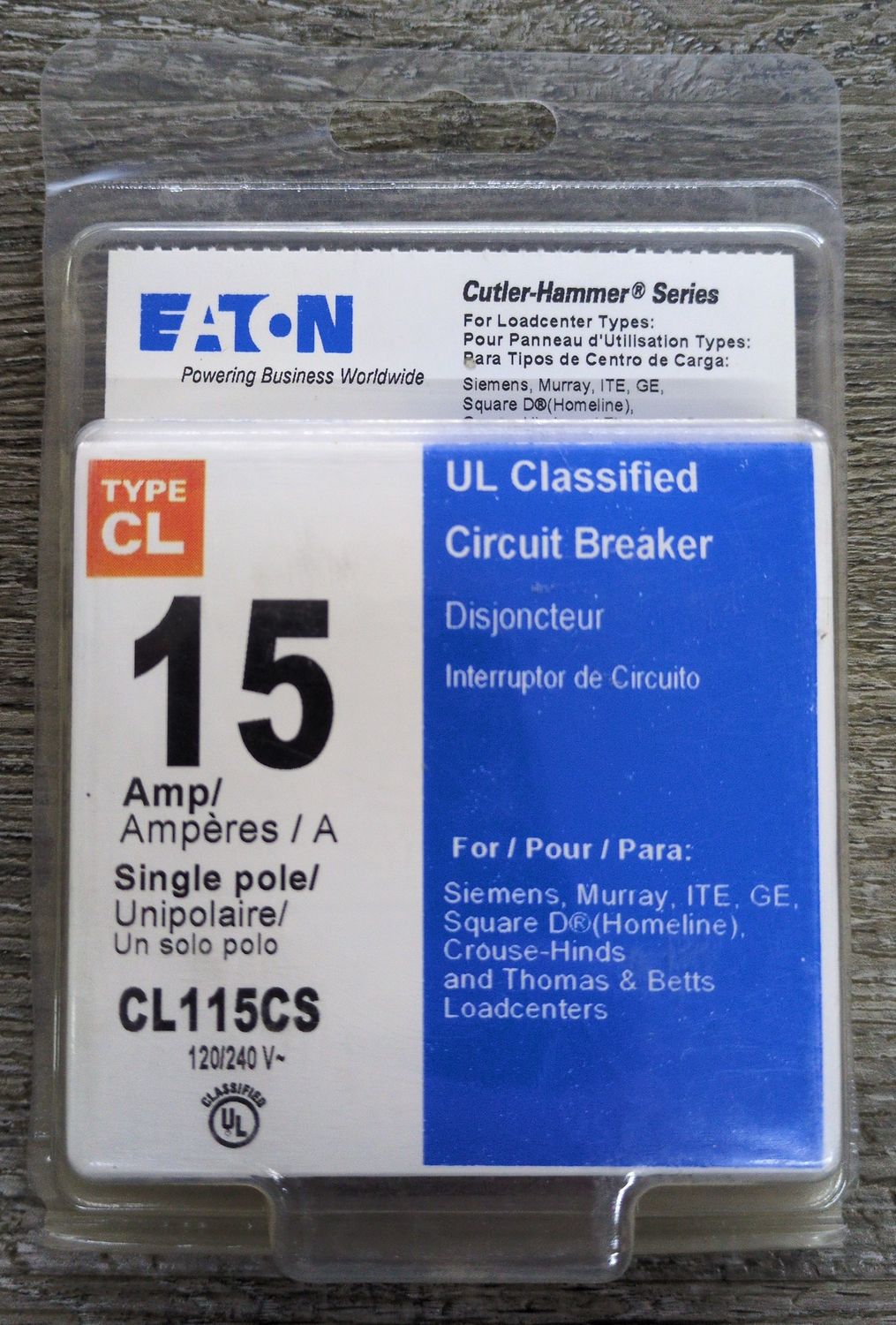 CL115CS 15A SP BREAKER