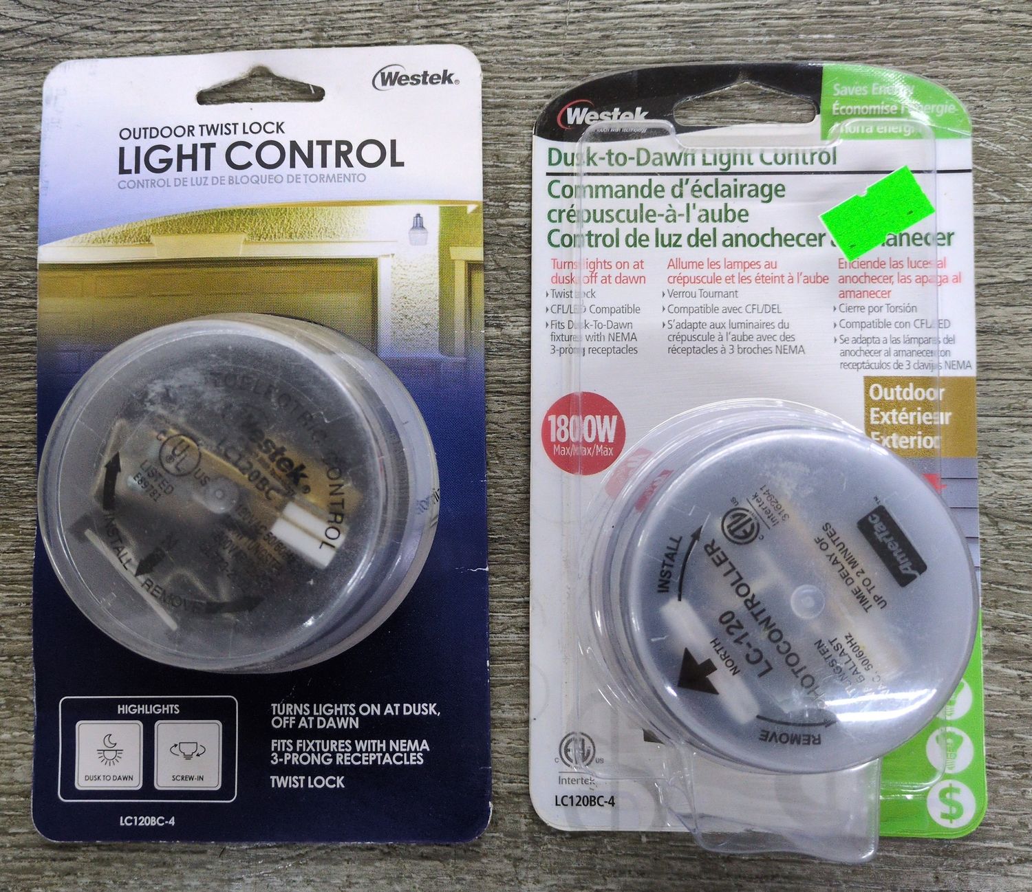 Dusk-to-Dawn Twist Lock Light Control