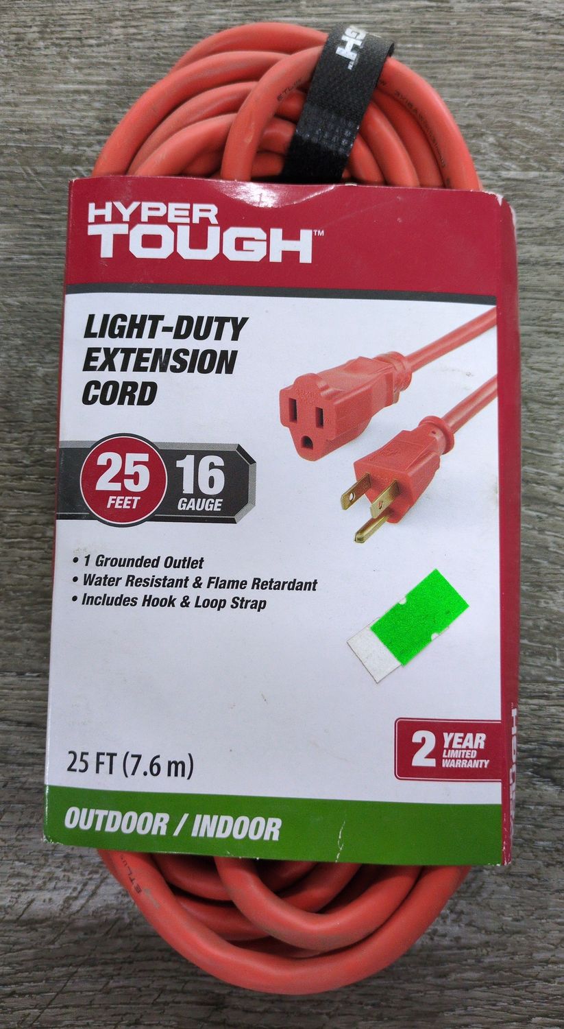 25 ft Extension Cord - Orange