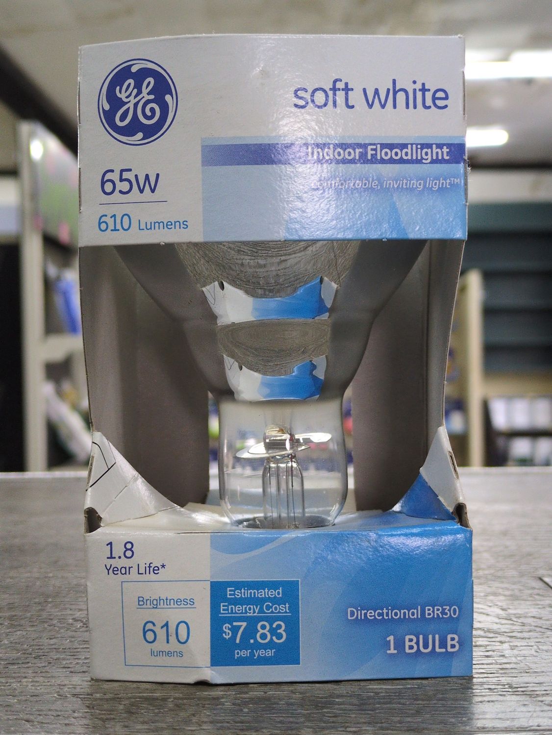 65W Soft White Flood Light Bulb