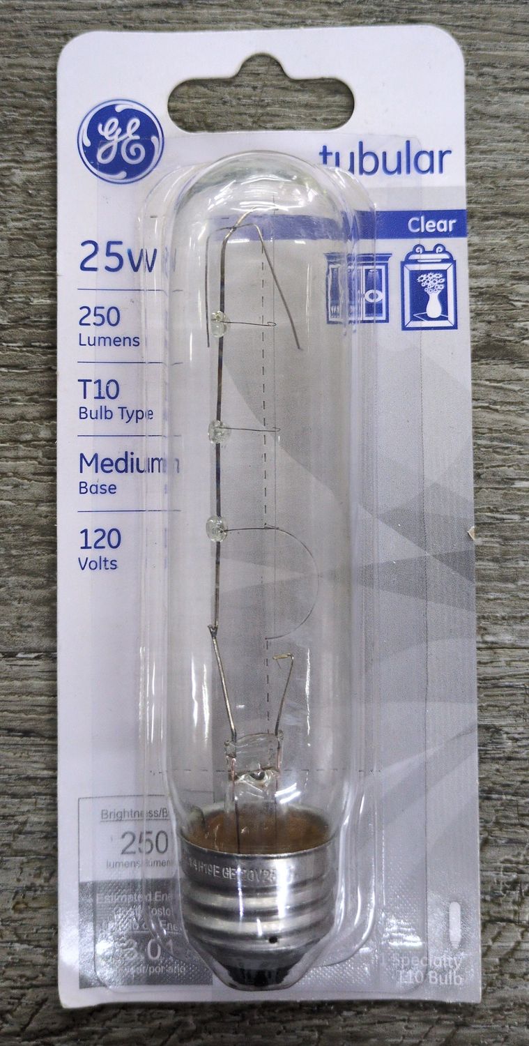 25W Clear Tubular Bulb