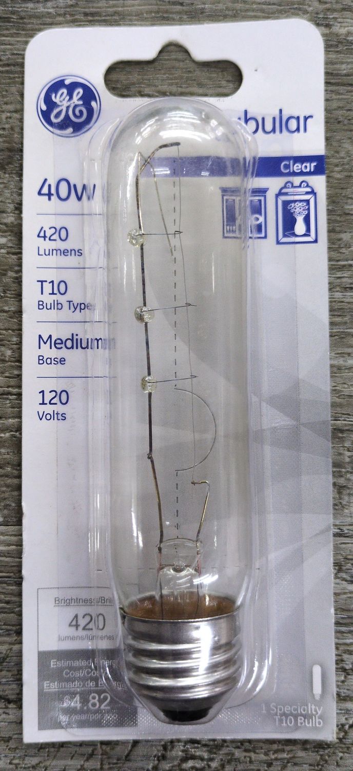 40W Clear Tubular Bulb