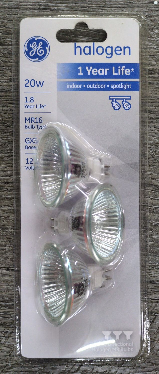 20W Halogen Indoor/Outdoor Spotlight Bulbs